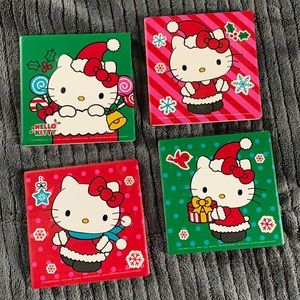 Hello Kitty Christmas Ceramic Coasters